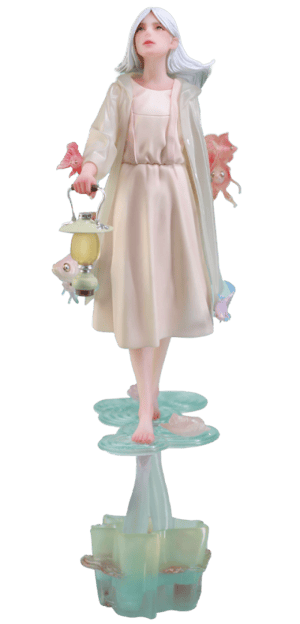 Into the Dark Forest (White) Statue