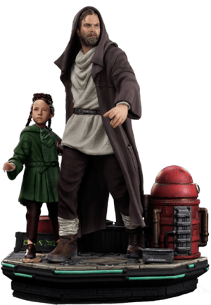 Obi-Wan and Young Leia Deluxe 1:10 Scale Statue