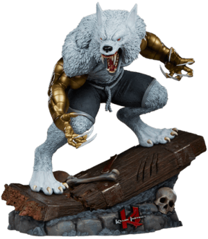 Sabrewulf – White Wolf Quarter Scale Statue