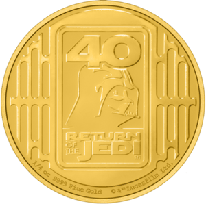 Star Wars: Return of the Jedi 40th Anniversary ¼oz Gold Coin Gold Collectible