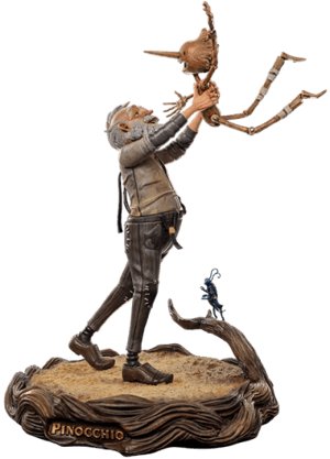 Geppetto & Pinocchio 1:10 Scale Statue