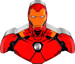 Iron Man 1oz Silver Coin Silver Collectible