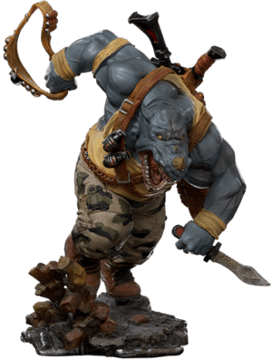 Rocksteady 1:10 Scale Statue