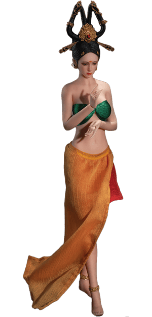 Dunhuang Music Goddess (Red) Sixth Scale Figure