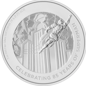 Superman 85th Anniversary 3oz Silver Coin Silver Collectible