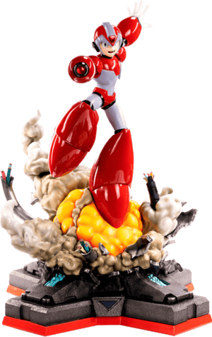 X (Final Weapon) Rising Fire Statue