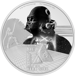 Darth Vader 3oz Silver Coin Silver Collectible