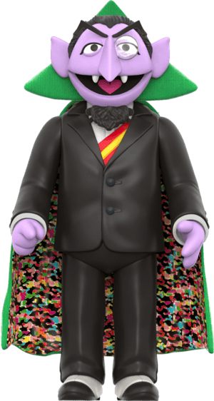 Count Von Count Sesame Street Vinyl Collectible Image