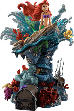 The Little Mermaid Deluxe 1:10 Scale Statue