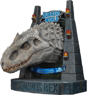 Indominus Rex Jurassic World Bust Image