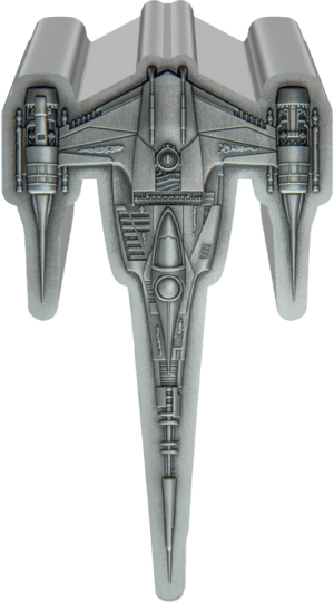 The Mandalorian's N-1 Starfighter 1oz Silver Coin Silver Collectible