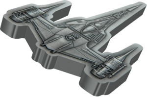 The Mandalorian's N-1 Starfighter 3oz Silver Coin Silver Collectible