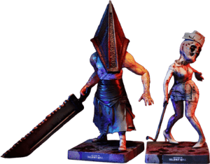 Pyramid Head and Bubble Head Nurse Silent Hill Sixth Scale Figure Image