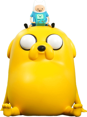 Finn and Big Buddy Jake Adventure Time Collectible Figure Image