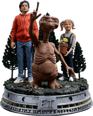 E.T., Elliot, and Gertie Deluxe E.T. The Extra-Terrestrial 1:10 Scale Statue Image