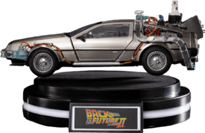 DeLorean Floating Back to the Future Statues Image