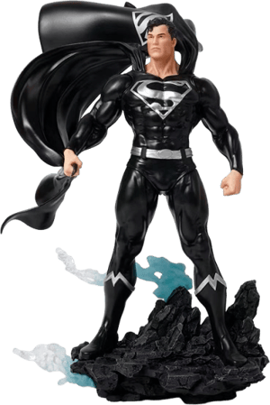 Superman Black & Silver Version DC Comics Statues Image