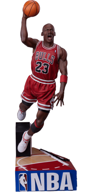 Michael Jordan NBA Quarter Scale Statue Image