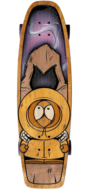 Death Finds Kenny South Park Skateboard Deck Image