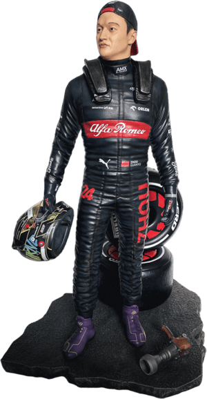 Zhou Guanyu Formula 1 Statues Image