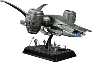 Aerial Hunter Killer Terminator Maquette Image