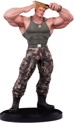 Guile Deluxe Edition Street Fighter Quarter Scale Statue Image