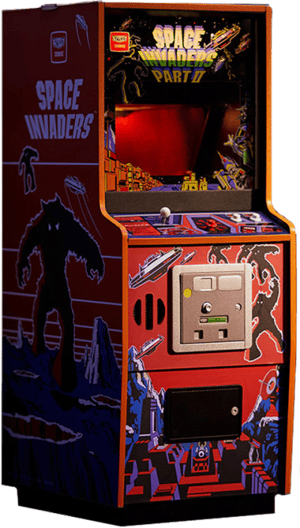 Space Invaders Part II Quarter Arcade Space Invaders Scaled Replica Image