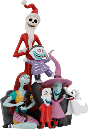Nightmare Before Christmas Character Pyramid Disney Figurine Image