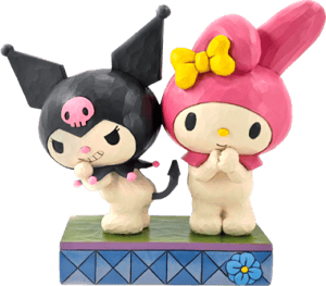 Kuromi and My Melody Sanrio Figurine Image