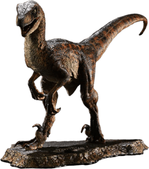 Velociraptor (Open Mouth) Jurassic Park 1:10 Scale Statue Image