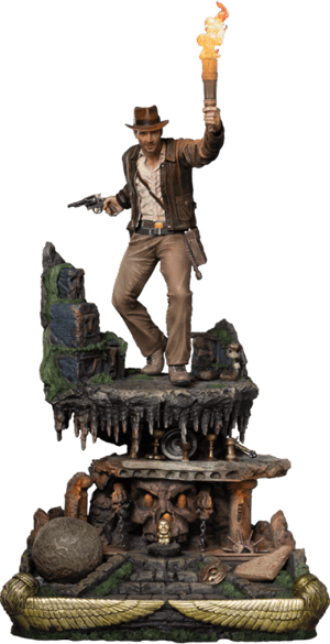 Indiana Jones Deluxe Indiana Jones 1:10 Scale Statue Image