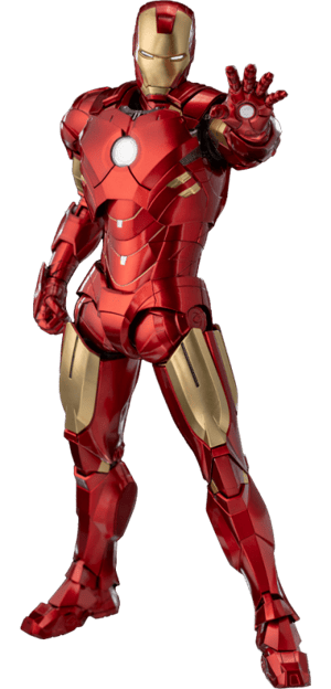 DLX Iron Man Mark 4 Marvel Action Figure Image