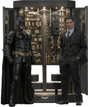 Batman Armory with Bruce Wayne (2.0) DC Comics Sixth Scale Figure Set Image