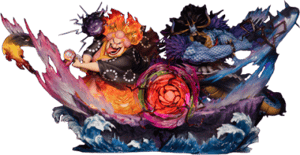 Big Mom & Kaido with Hakai One Piece Statues Image