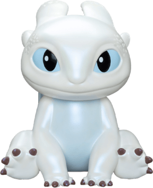 Light Fury Vinyl Piggy Bank How to Train Your Dragon Collectible Figure Image