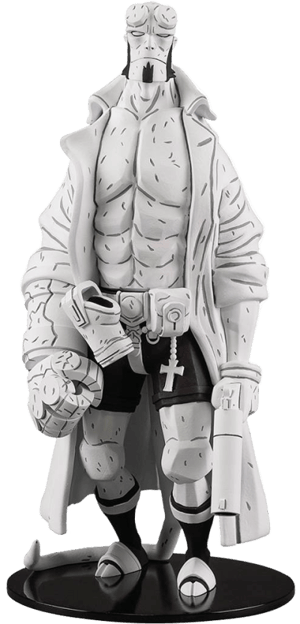 Hellboy Black & White (Previews Exclusive) Hellboy Sixth Scale Figure Image