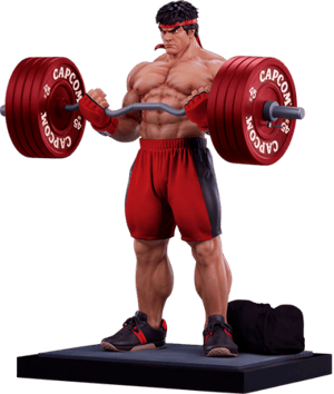 Ryu: Powerlifting Street Fighter Quarter Scale Statue Image