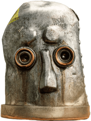 Iron Head Tony Coal Dog Collectible Figure Image