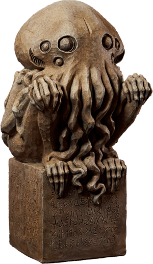 Cthulhu Coin Bank (Stone Color) H.P. Lovecraft Statues Image