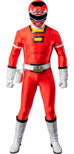 Red Turbo Power Ranger Power Ranger Turbo Sixth Scale Figure Image