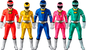 Turbo Power Rangers Pack Power Ranger Turbo Sixth Scale Figure Set Image