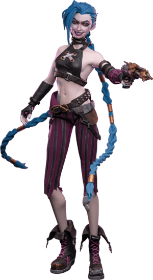 Jinx League of Legends Sixth Scale Figure Image