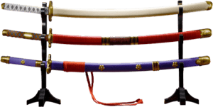 Rorona Zoro Three Sword Style Set One Piece Prop Replica Image