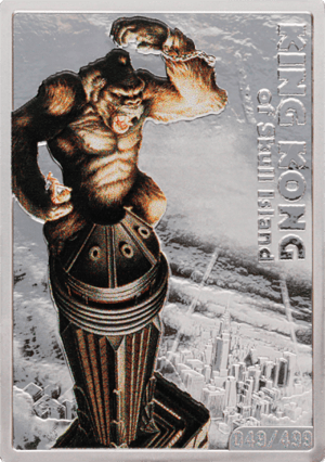 King Kong of Skull Island 1oz Silver Coin King Kong Silver Collectible Image