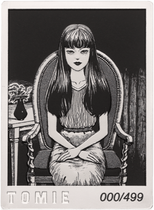 Tomie 1oz Silver Coin Junji Ito Silver Collectible Image