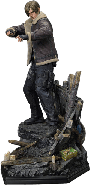 Leon S. Kennedy (Bonus Version) Resident Evil Quarter Scale Statue Image