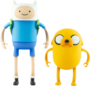 Jake and Finn Adventure Time PVC Figure Image