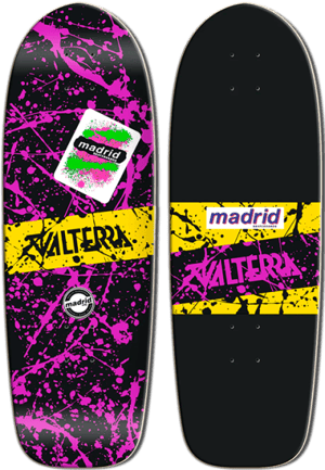 Valterra Madrid Back to the Future Skateboard Deck Image