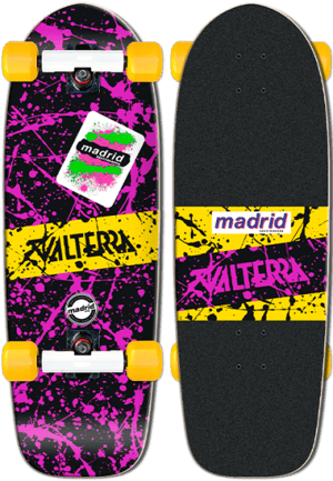 Valterra Madrid (Complete) Back to the Future Skateboard Deck Image