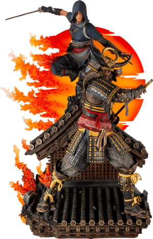 Animus Naoe & Yasuke Assassins Creed Statues Image